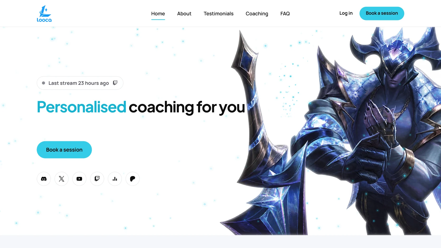 Strona coachingowa loocalol.com na desktopie i telefonie
